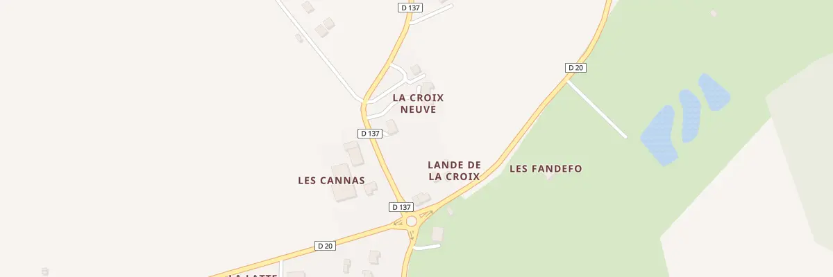 Plan du 2B Route de Redon à Béganne