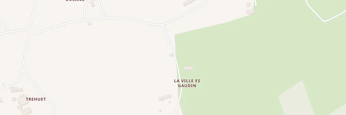 Plan du 1 La Ville Es Gaudin à Plumaugat