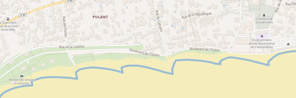 Plan du 38 Bd de l’Océan à La Guérinière