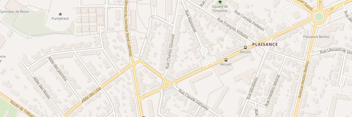 Plan du 8 Rue Charles Gounod à Saint-Nazaire