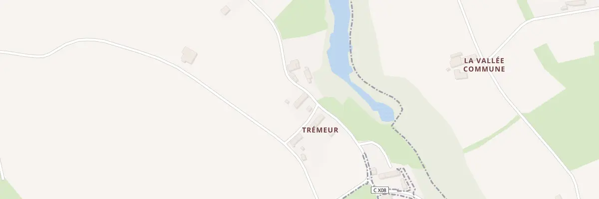 Plan du 8 Trémeur à Corseul