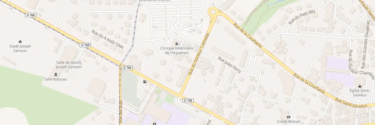 Plan du 5165 Rue du Docteur Calmette à Plancoët