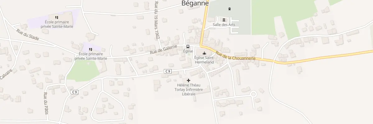 Plan du 5366 Le Bourg à Béganne
