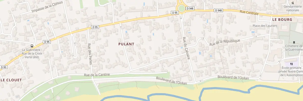 Plan du 12B Rue de la Cantine à La Guérinière