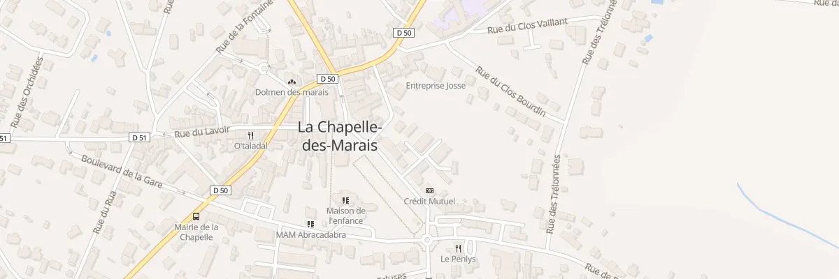 Plan du 10 All de la Forge à La Chapelle-des-Marais