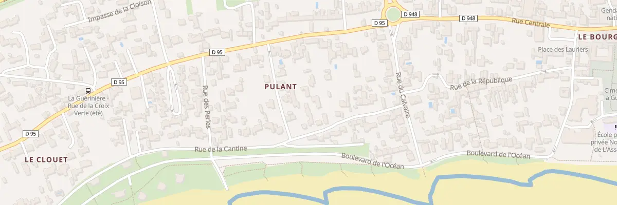 Plan du 18 Rue de la Cantine à La Guérinière
