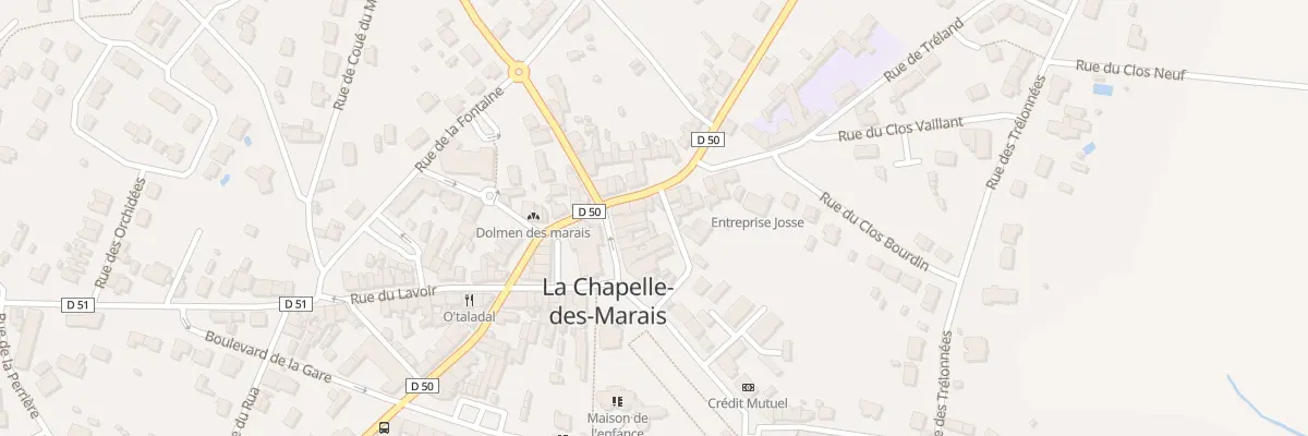 Plan du 3 Rue de la Saulzaie (Rd50) à La Chapelle-des-Marais