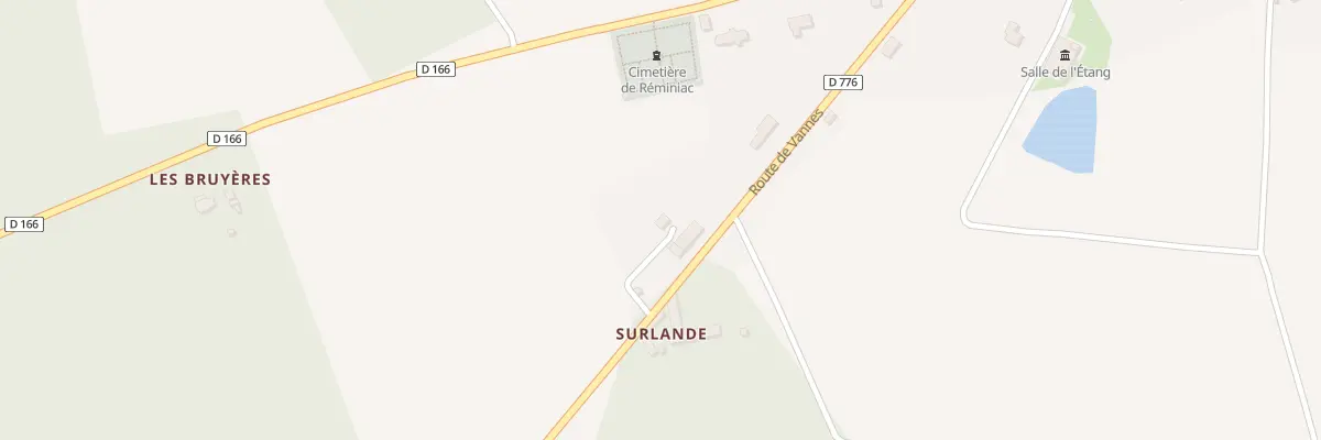 Plan du 5135 Surlande à Réminiac