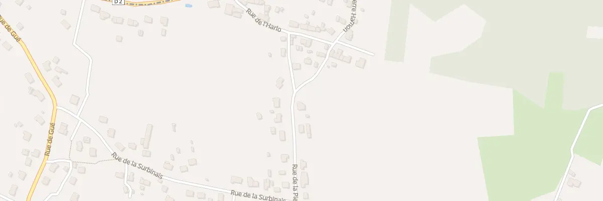 Plan du 52 Rue de la Pierre Hamon à La Chapelle-des-Marais