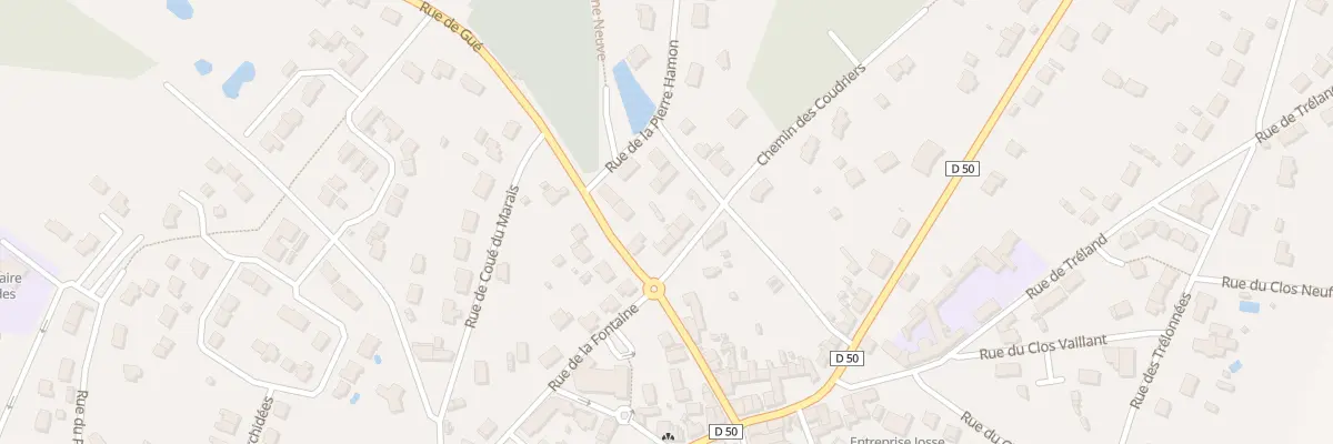 Plan du 21 Rue de la Fontaine à La Chapelle-des-Marais