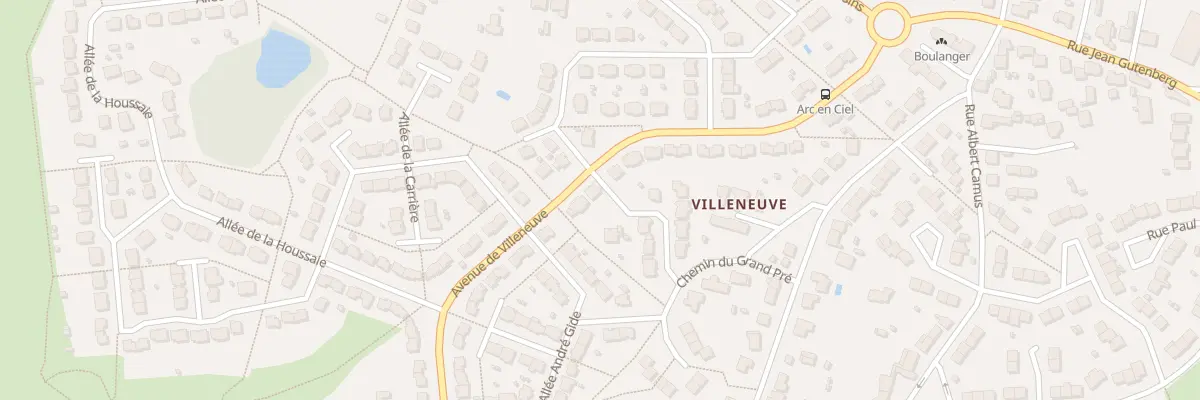Plan du 34 Av de Villeneuve à Saint-Nazaire