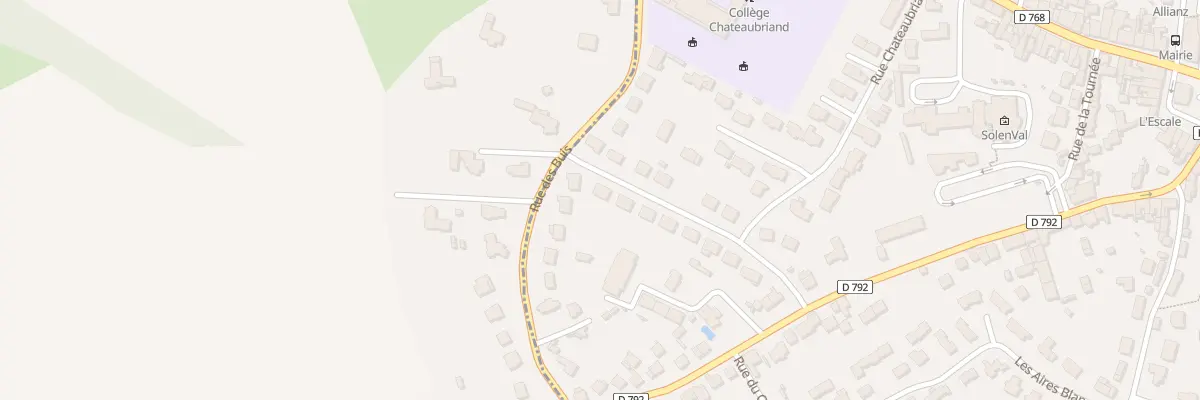Plan du 2 Rue de la Corbinais à Plancoët
