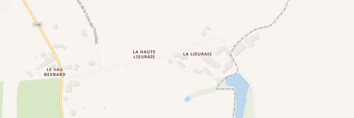 Plan du 5336F La Lieurais à Saint-Méloir-des-Bois