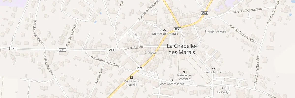 Plan du 7 Rue du Lavoir à La Chapelle-des-Marais