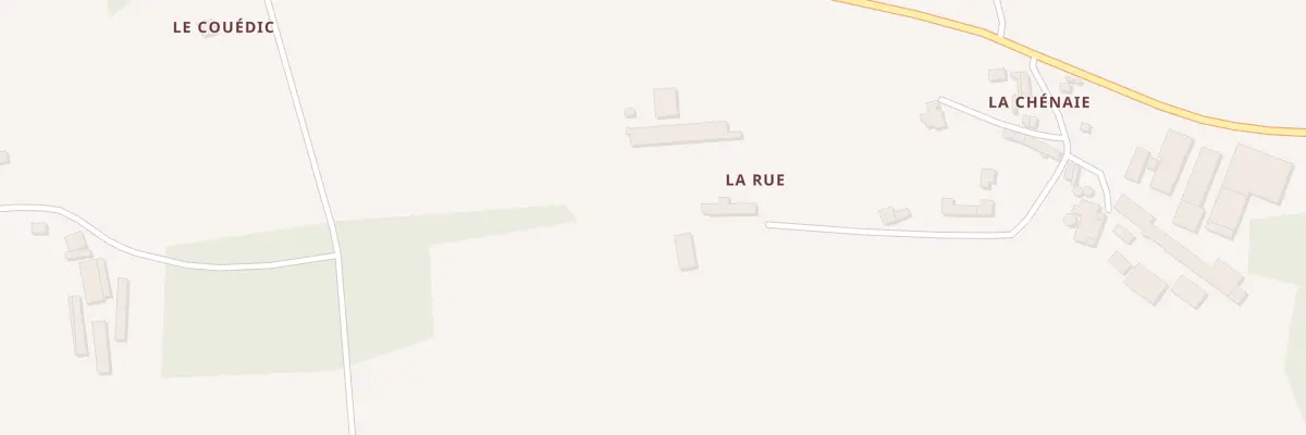 Plan du 2 La Rue à Tréal