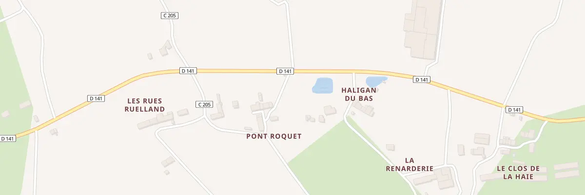 Plan du 5210 Haligan à Concoret