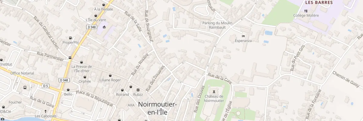 Plan du 5 Rue de l’Hopital à Noirmoutier-en-l’Île