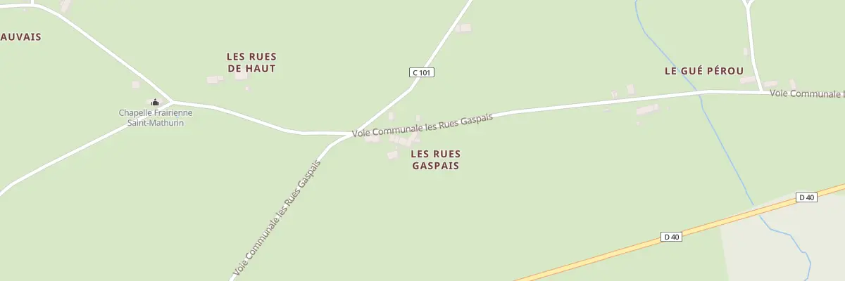 Plan du 221 Les Rues Gaspais à Paimpont