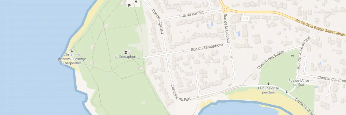 Plan du 36 Corniche du Fort à Préfailles