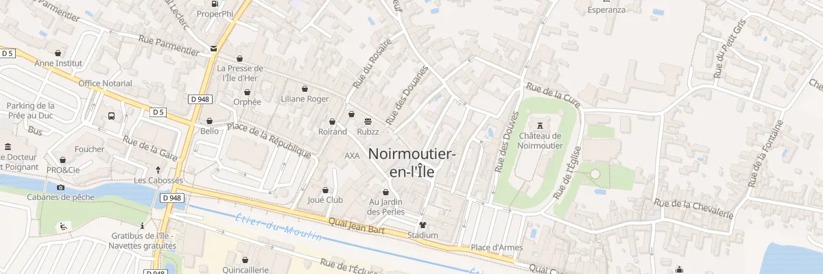 Plan du 4 Grande Rue à Noirmoutier-en-l’Île