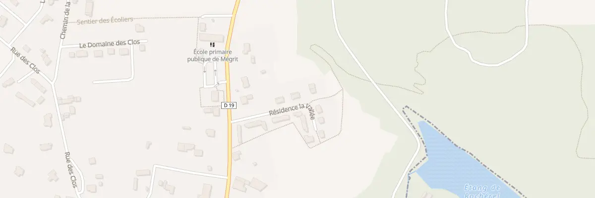 Plan du 12 Res de la Vallee à Mégrit
