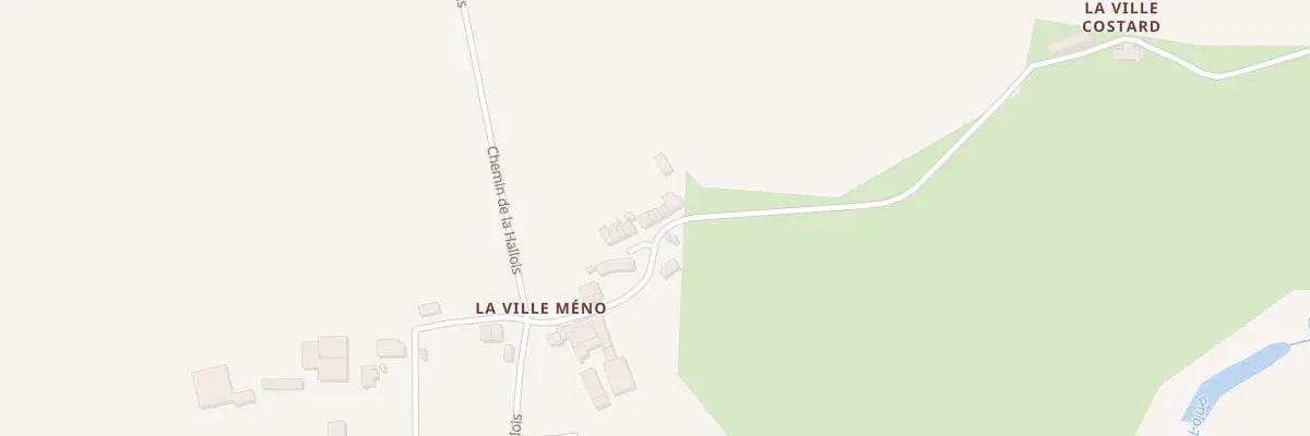 Plan du 17 La Ville Meno à Augan