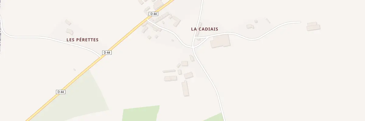 Plan du 24 La Cadiais à Plélan-le-Petit