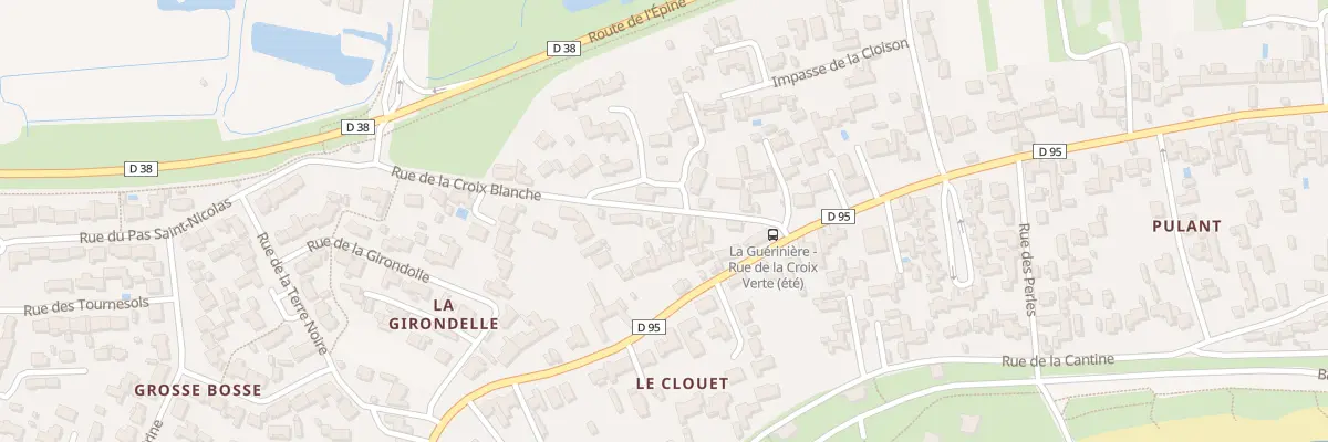 Plan du 5A Rue de la Croix blanche à La Guérinière