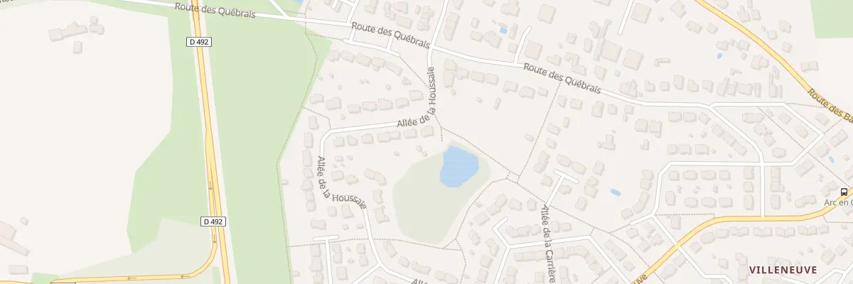 Plan du 2 All de la Houssaie à Saint-Nazaire