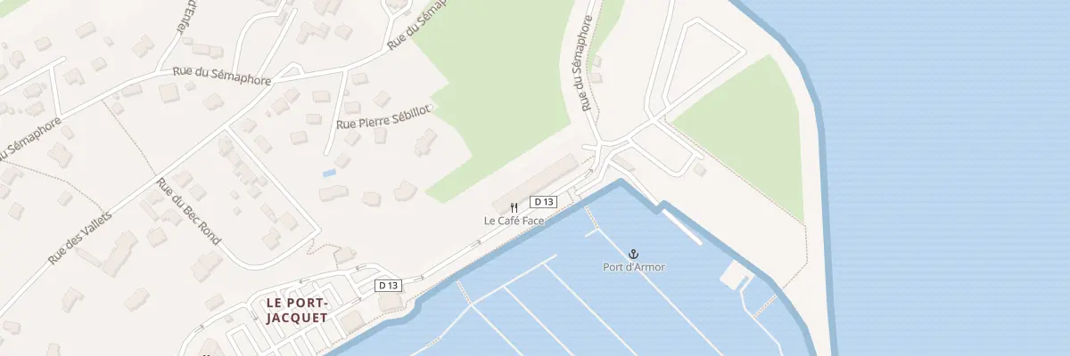 Plan de la Rue du Port Jaquet à Saint-Cast-le-Guildo