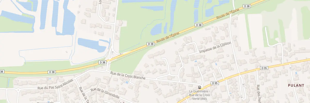 Plan du 16B Rue de la Croix blanche à La Guérinière
