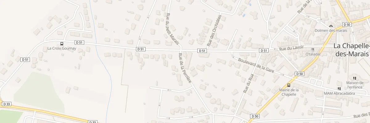 Plan du 45 Rue du Lavoir à La Chapelle-des-Marais