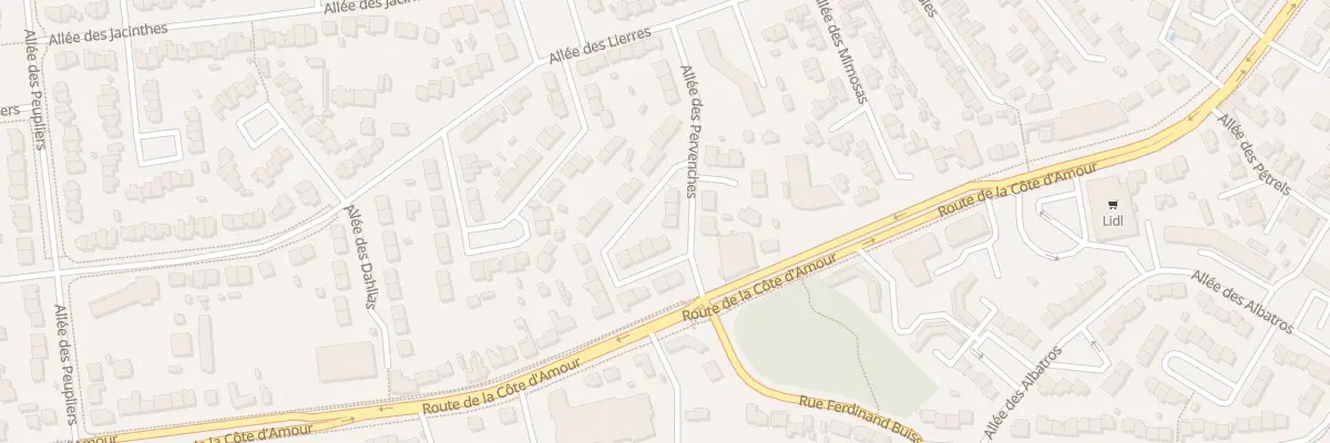 Plan du 1 All des Pervenches à Saint-Nazaire