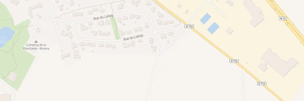 Plan du 16 Rue du Lattay à Broons