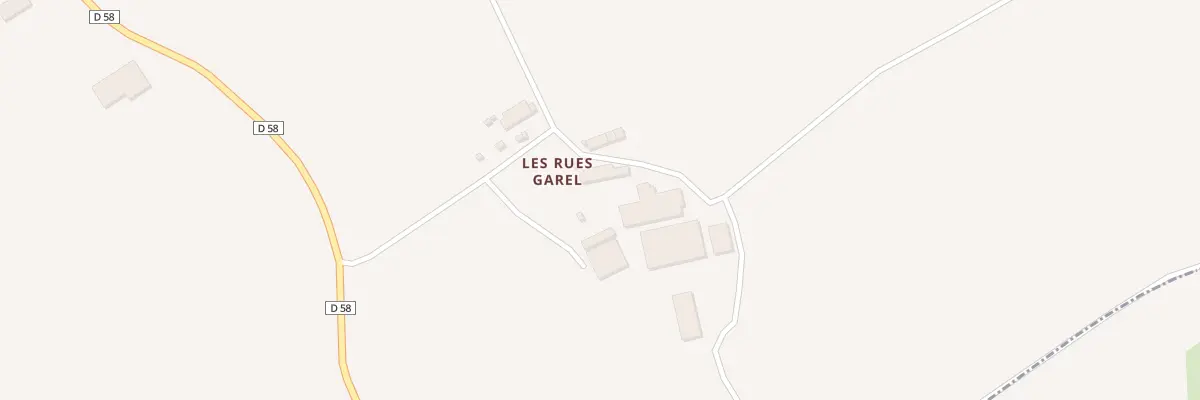 Plan du 5 Les Rues Garel à Loscouët-sur-Meu