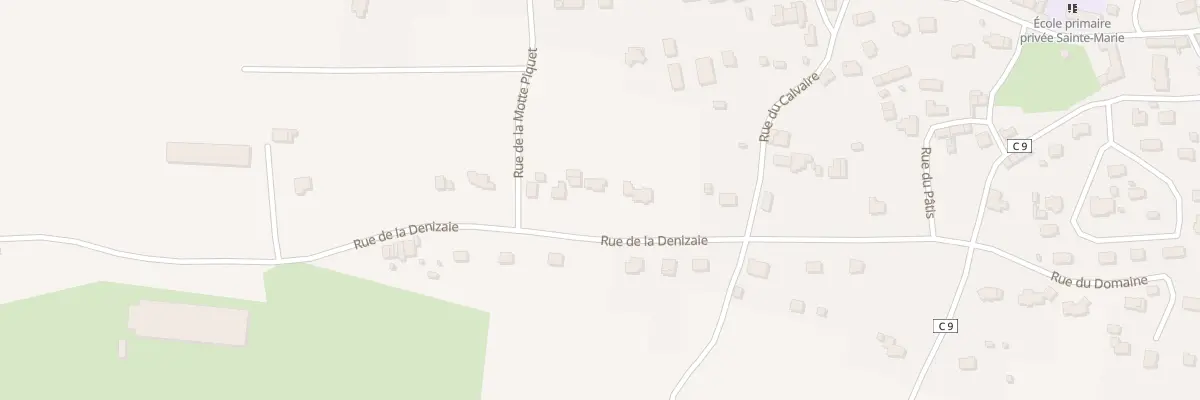 Plan du 21 Rue de la Denizaie à Béganne