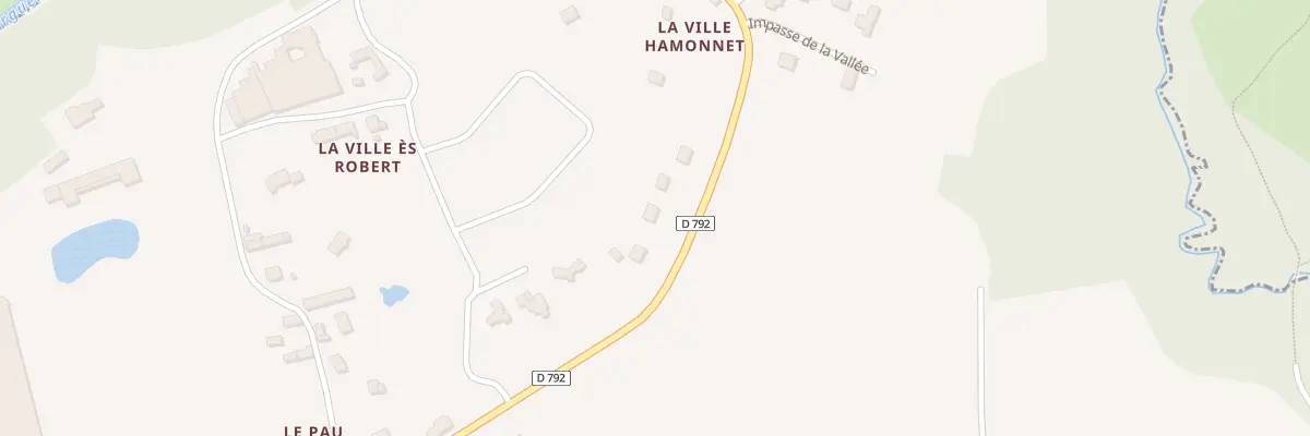Plan du 3 La Ville Hamonet à Bourseul