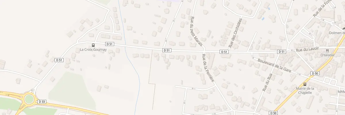 Plan du 55 Rue du Lavoir à La Chapelle-des-Marais