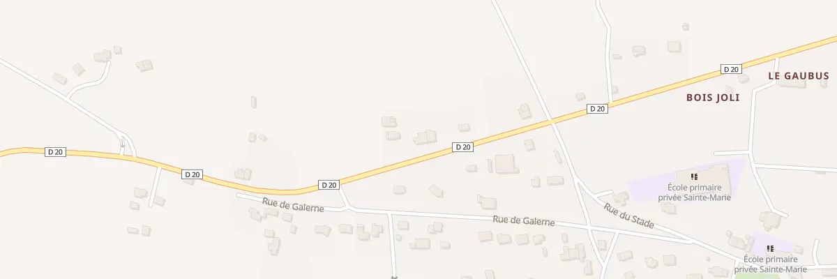 Plan du 5423 La Ville Baudoin à Béganne