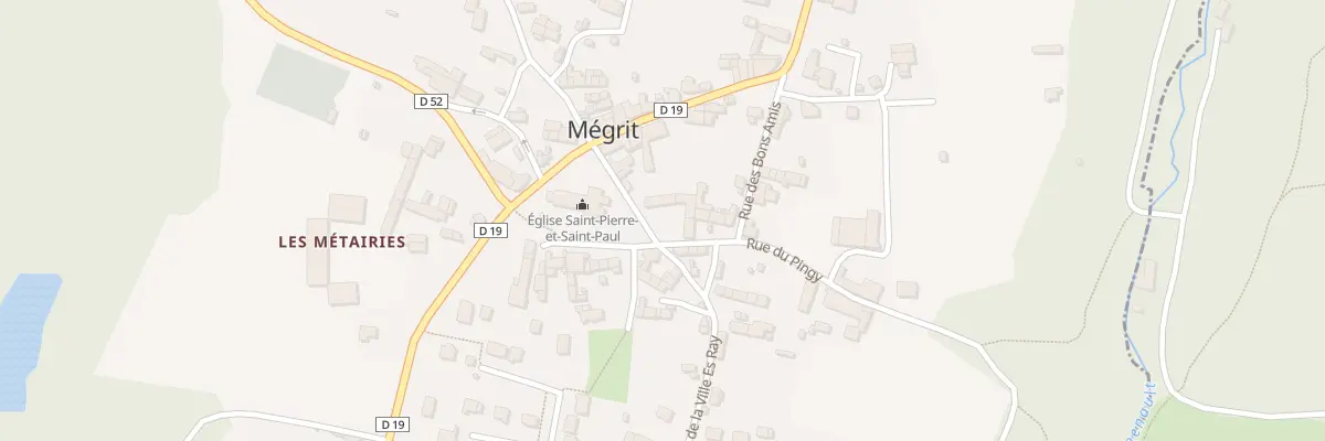 Plan du 1 Rue des Vents à Mégrit