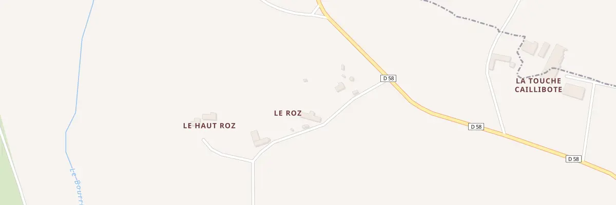 Plan du 22 Le Haut Ros à Loscouët-sur-Meu