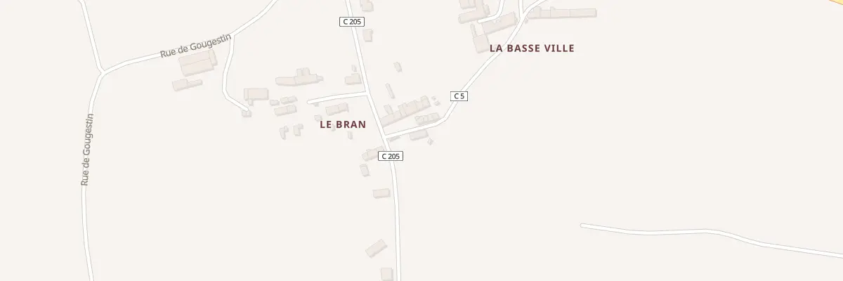 Plan du 5238 Le Bran à Gaël