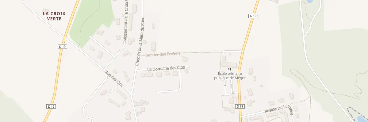Plan du 6 Lot Domaine des Clos à Mégrit