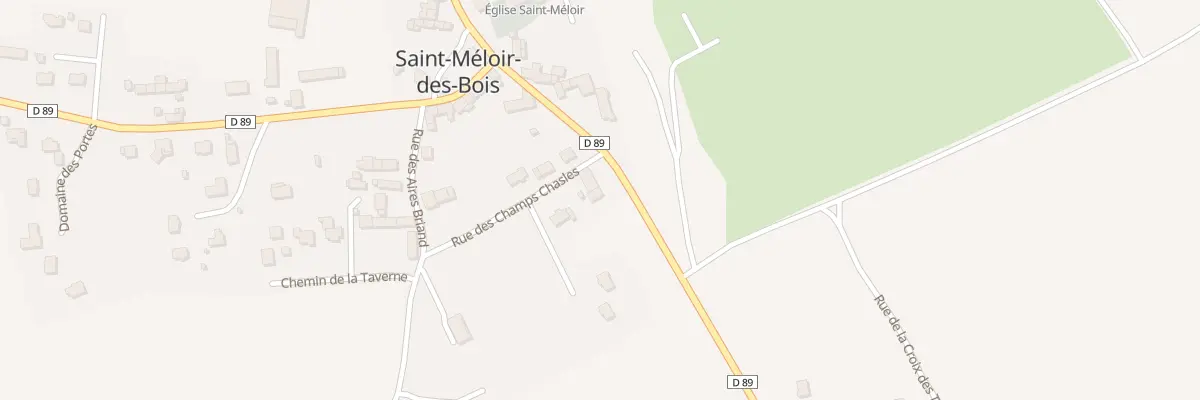 Plan du 5046 Le Bourg à Saint-Méloir-des-Bois