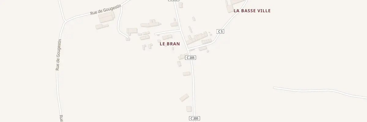 Plan du 5228 Le Bran à Gaël