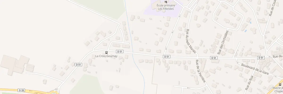 Plan du 86 Rue du Lavoir à La Chapelle-des-Marais