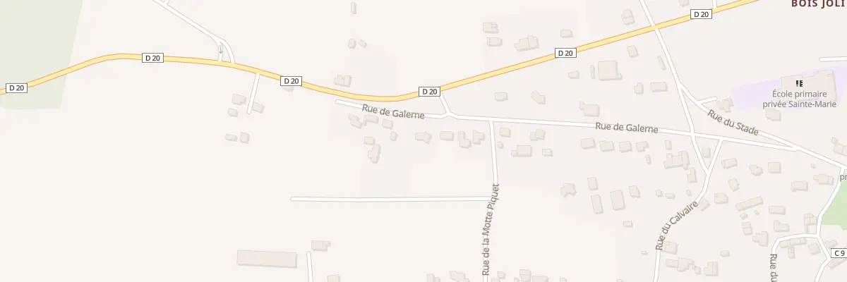 Plan du 56 Rue de Galerne à Béganne