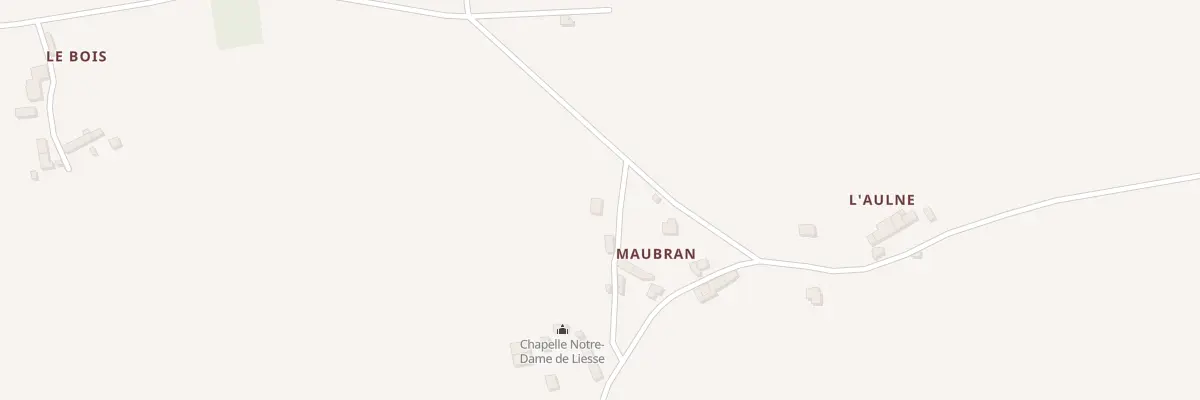 Plan du 19 Maubran à Peillac