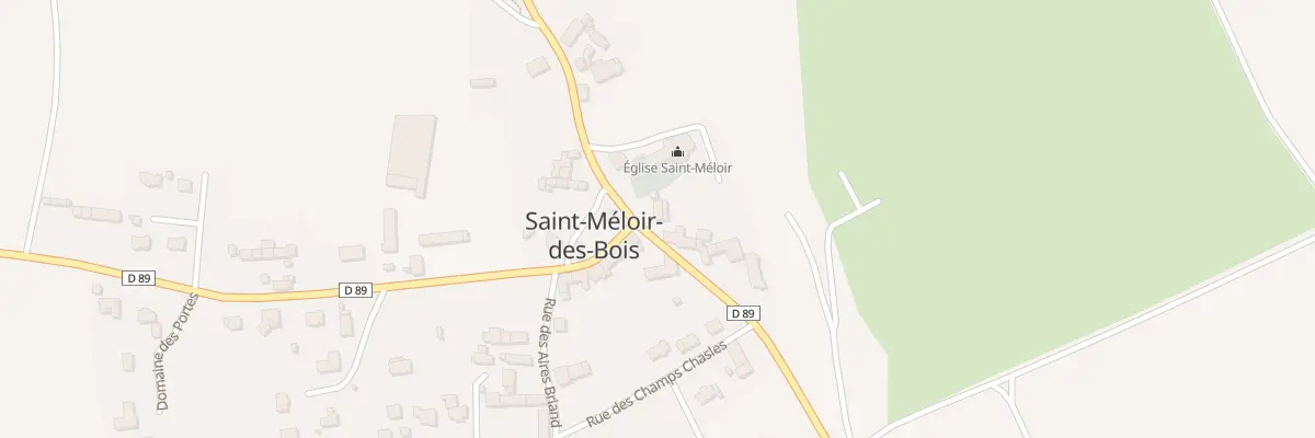 Plan du 5029 Le Bourg à Saint-Méloir-des-Bois