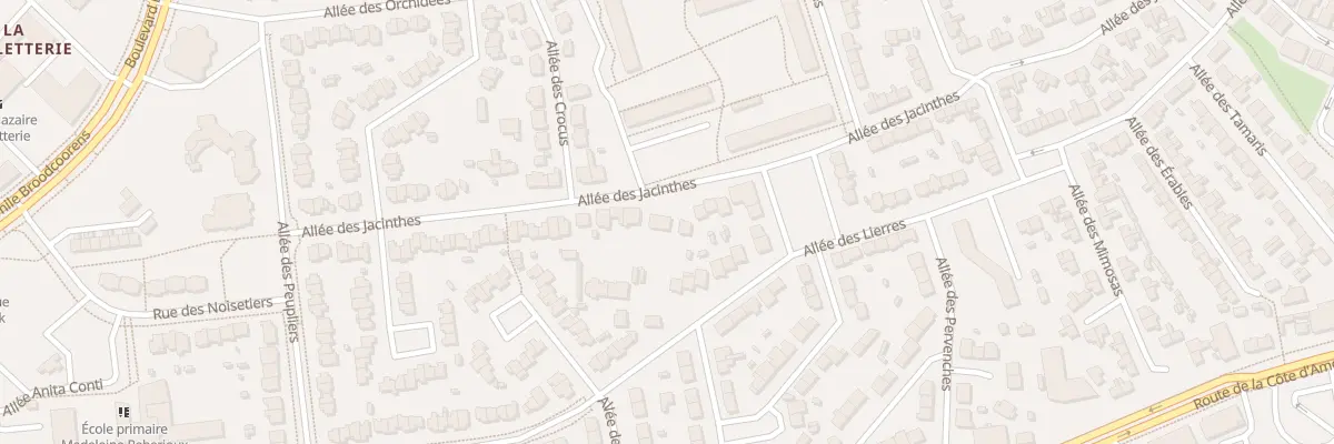 Plan du 65 All des Jacinthes à Saint-Nazaire